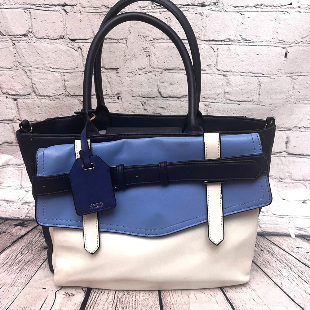 REED KRAKOFF BOXER BLUE WHITE NAVY COLOR BLOCK REED